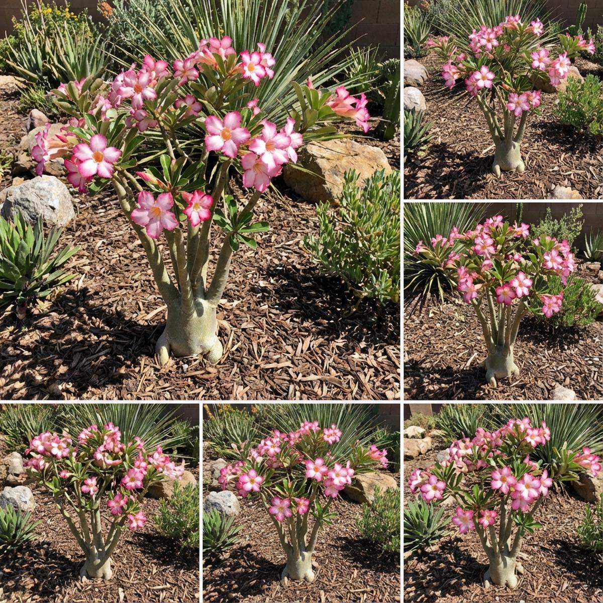 Adenium Obesum Flower seeds for Planting Bright Blooms Heirloom & GMO Free Seeds for Home Garden Sale