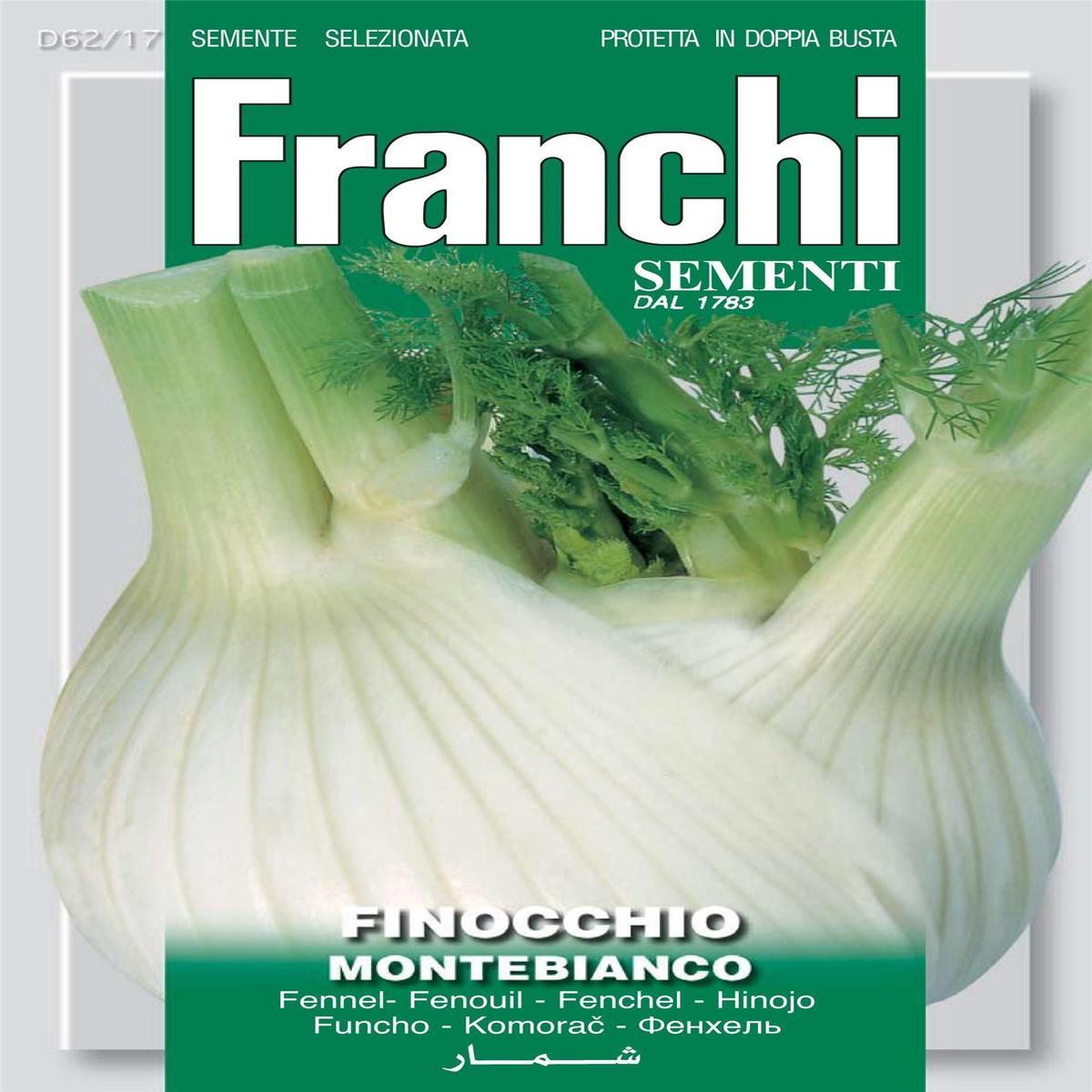 Franchi Seeds of Italy Fennel Montebianco Seeds