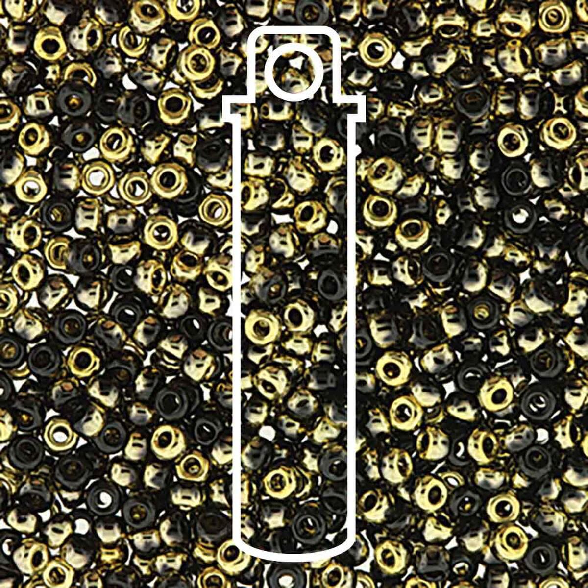 11/0 Seed Beads.  Unions (BLACK CALIFORNIA Graphite) *24 gram TUBE
