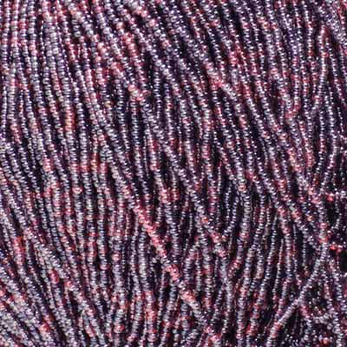 *Double Hank.  11/0 Czech (Lilac Mix Luster) 12 String/Hank  *Approx 38 gr