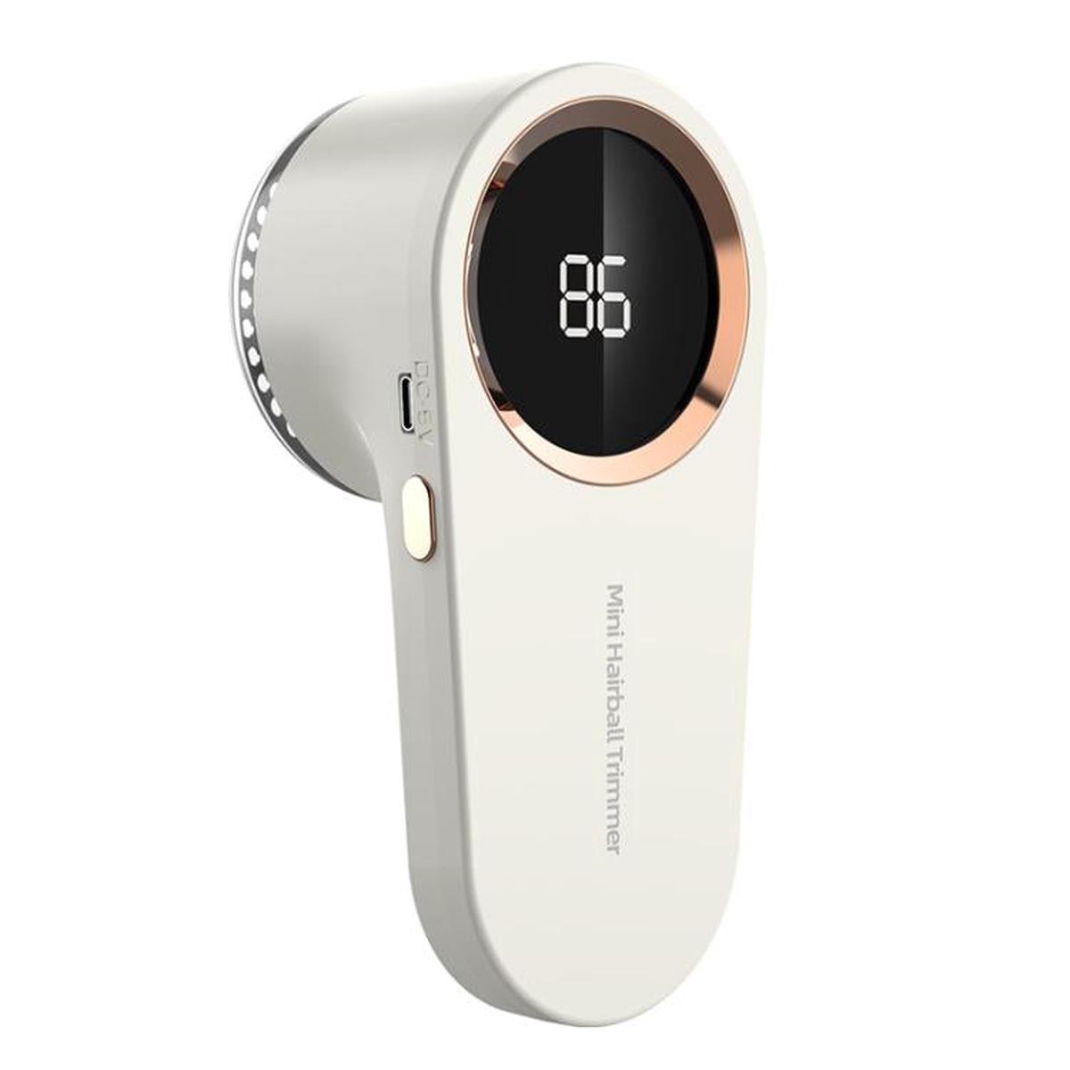 009 Smart Digital Display Portable Hair Ball Trimmer(White)
