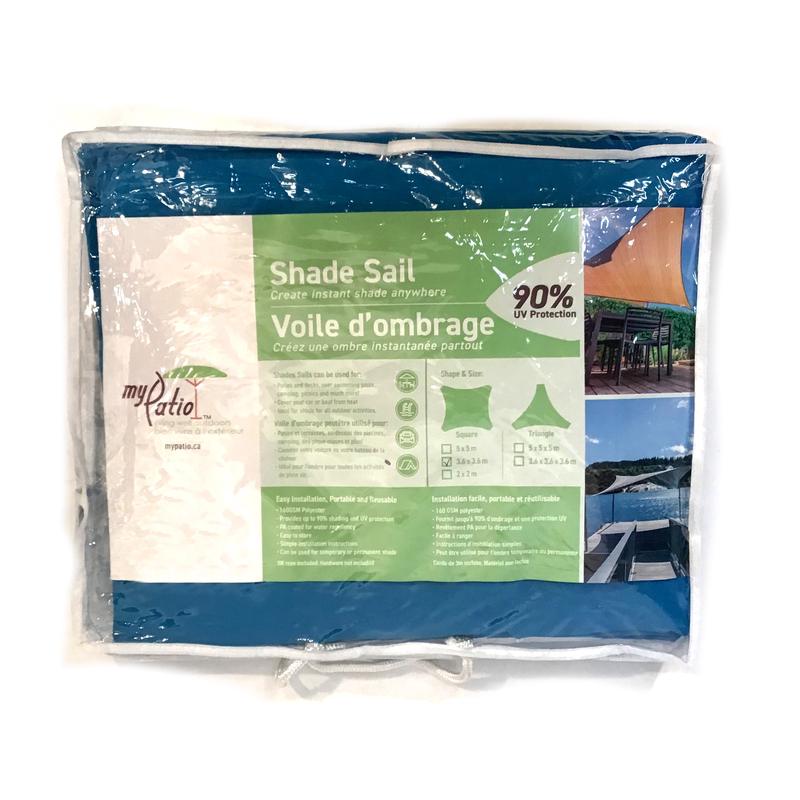 Shade Sail Aqua Square, 3.6m