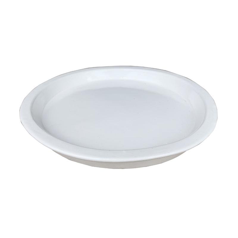 Decor Round Saucer - Matte White 34CM