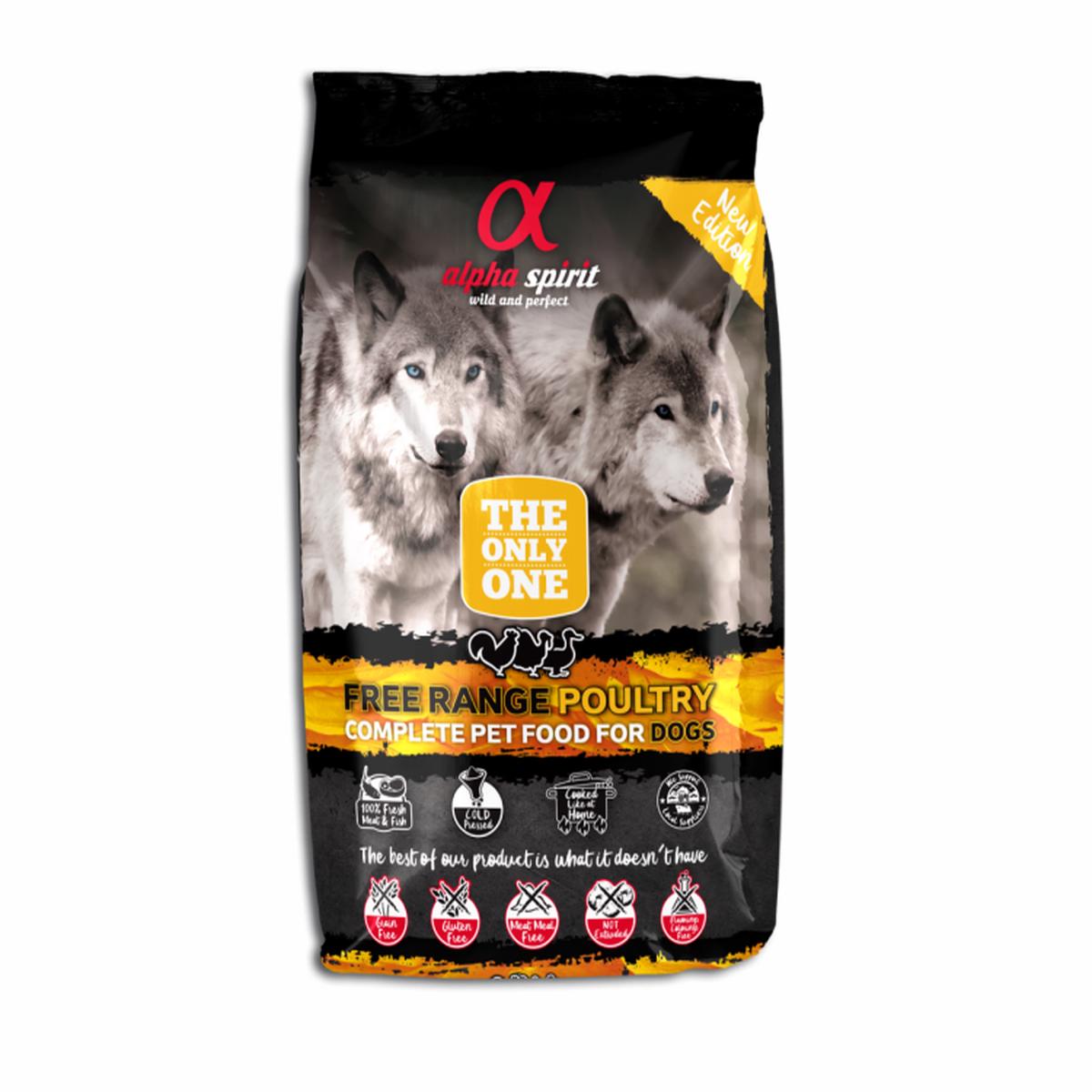 Alpha Spirit The Only One Adult Dog Food Poultry 3 kg