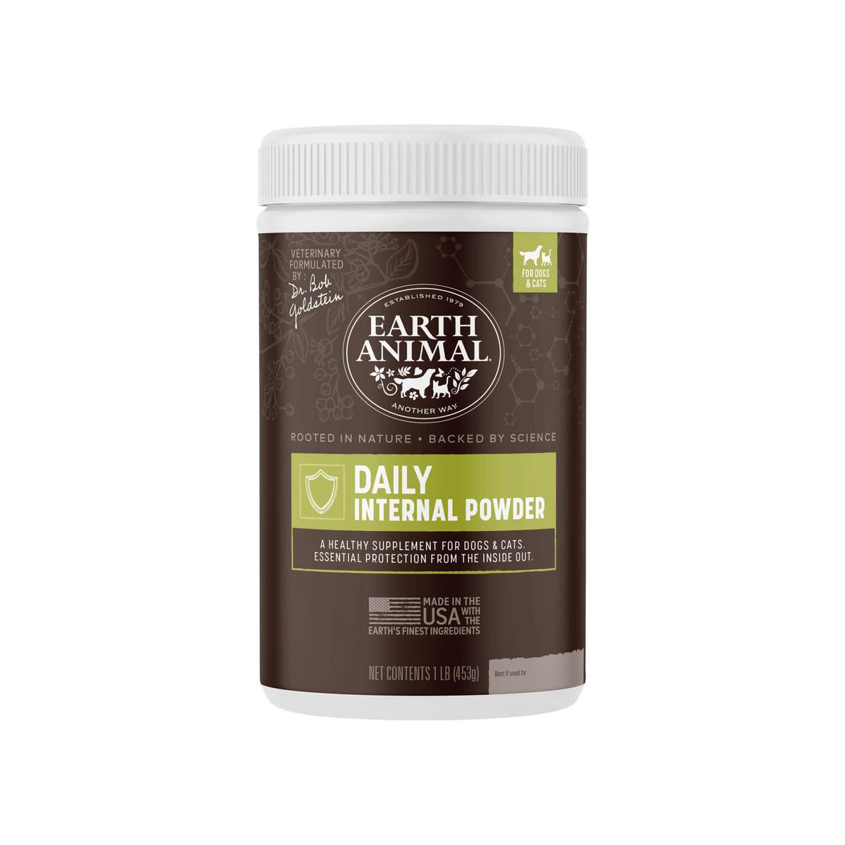 Earth Animal Nature's Protection Daily Internal Powder for Dogs & Cats