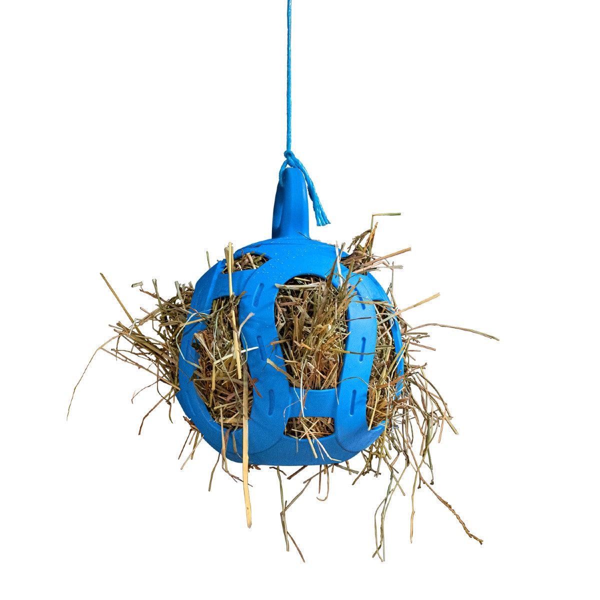 Horsemen's Pride Jolly Hay Ball Stall Toy for Horses - Blue