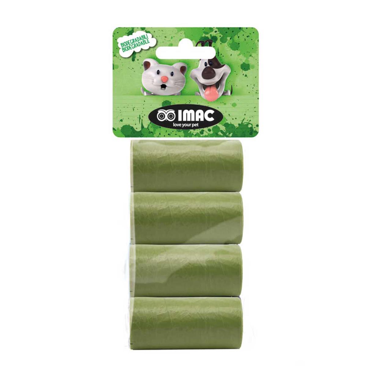 IMAC Biodegradable Waste Bags, 4 x 15 Pack