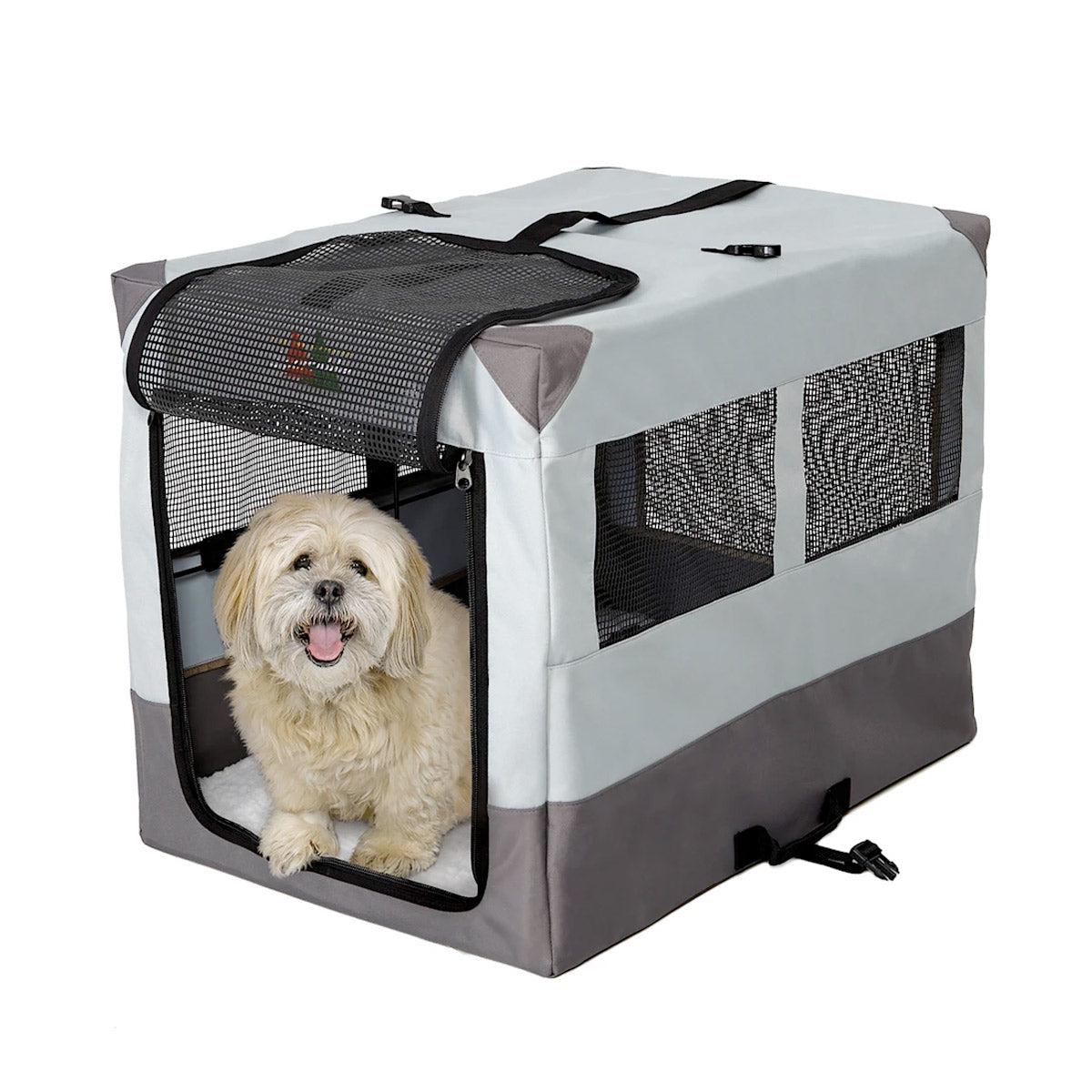 MidWest Canine Camper Sportable Tent Dog Crate, 30 L X 21.75 W X 24 H