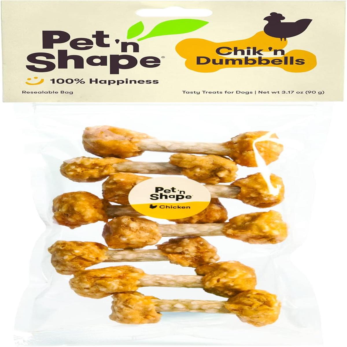 Pet n Shape Chik n Dumbbells - 3.17 oz