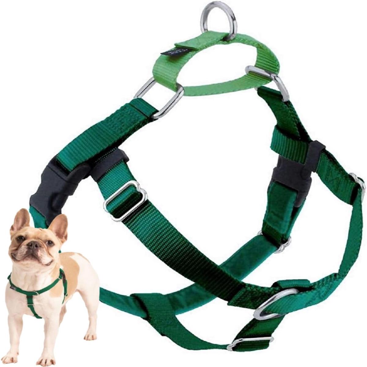 2 Hounds Design Freedom No Pull Dog Harness | Comfortable Control for Easy Walking | Adjustable Dog Harness | Small, Medium & Large Dogs | Made in USA | Solid Colors | 1
