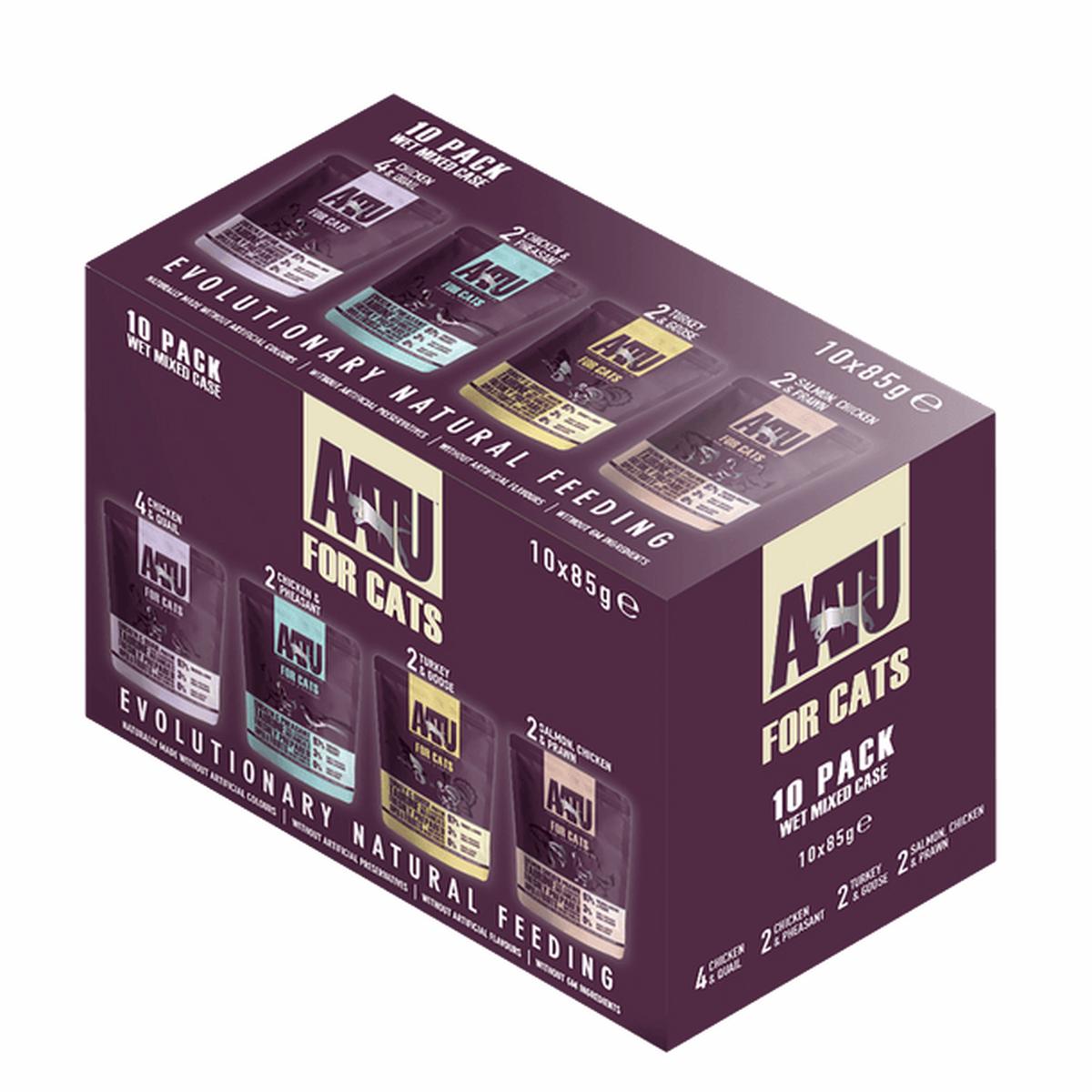 AATU Wet Cat Food Multipack 10x85g