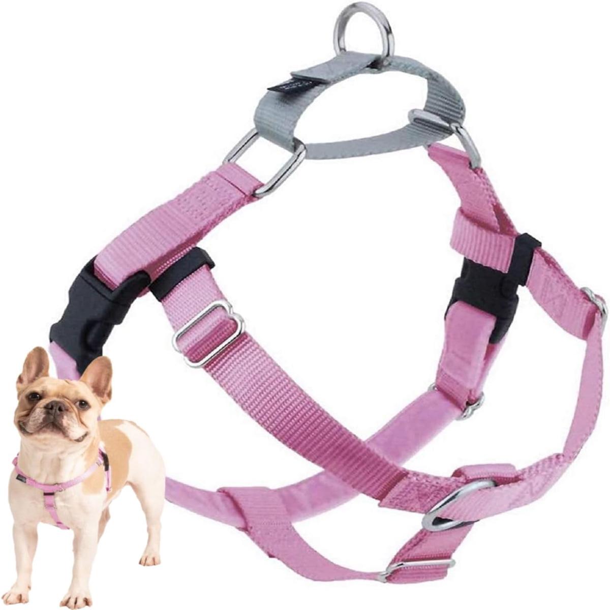2 Hounds Design Freedom No Pull Dog Harness ONLY, Rose Pink, 1