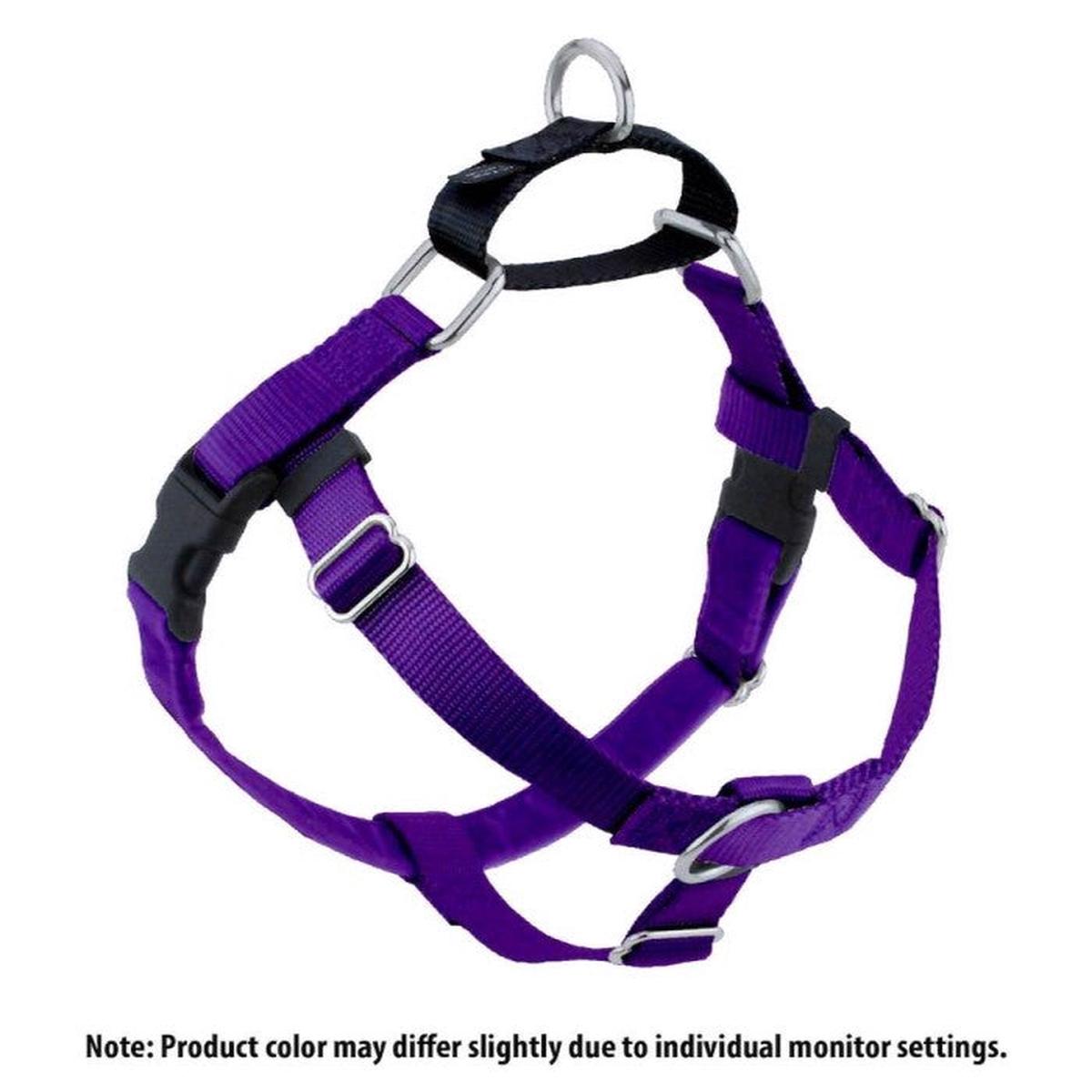 2 Hounds: Freedom No-Pull Harness and Leash - Purple / Large 1