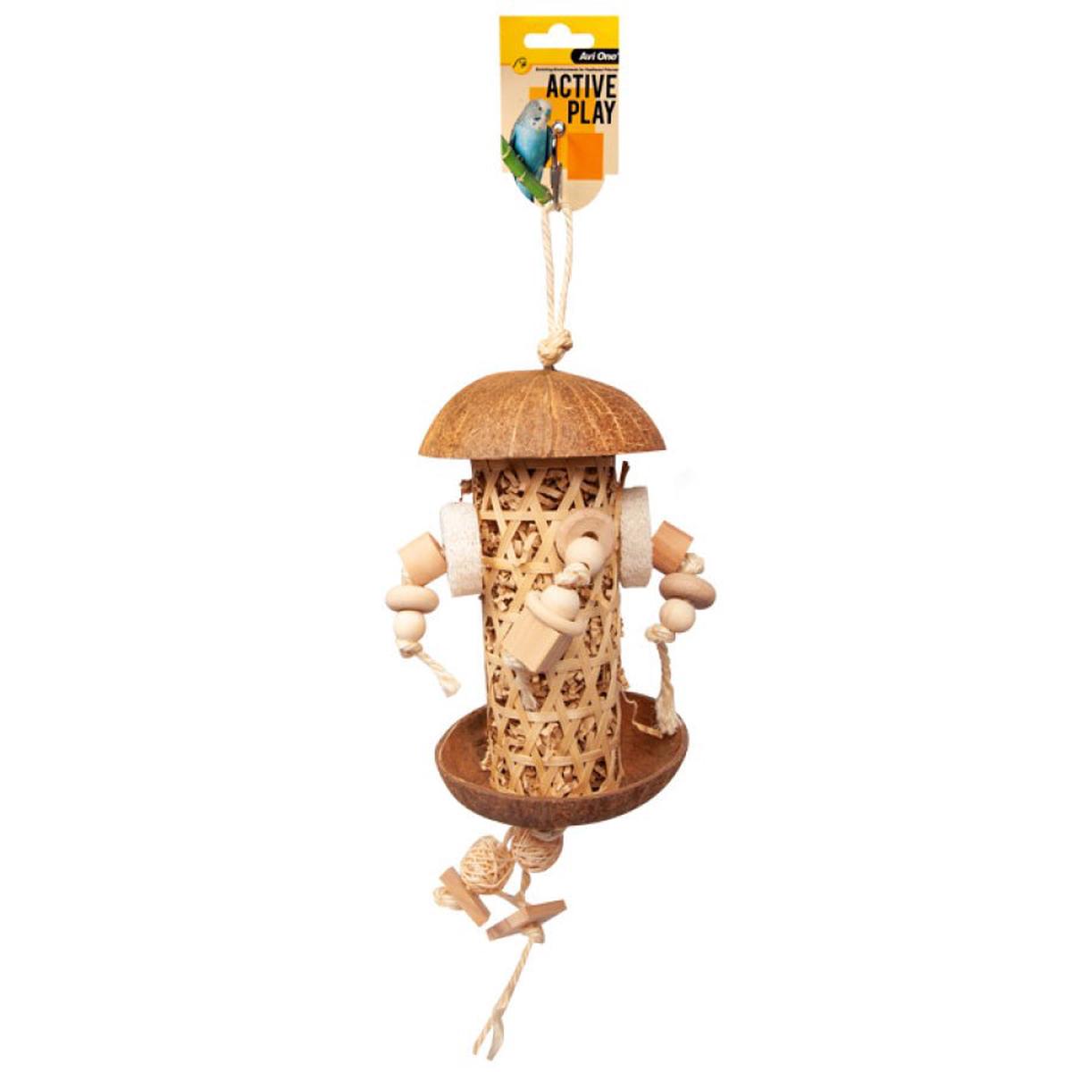 Avi One Bird Toy Coconut Foraging Basket 45cm
