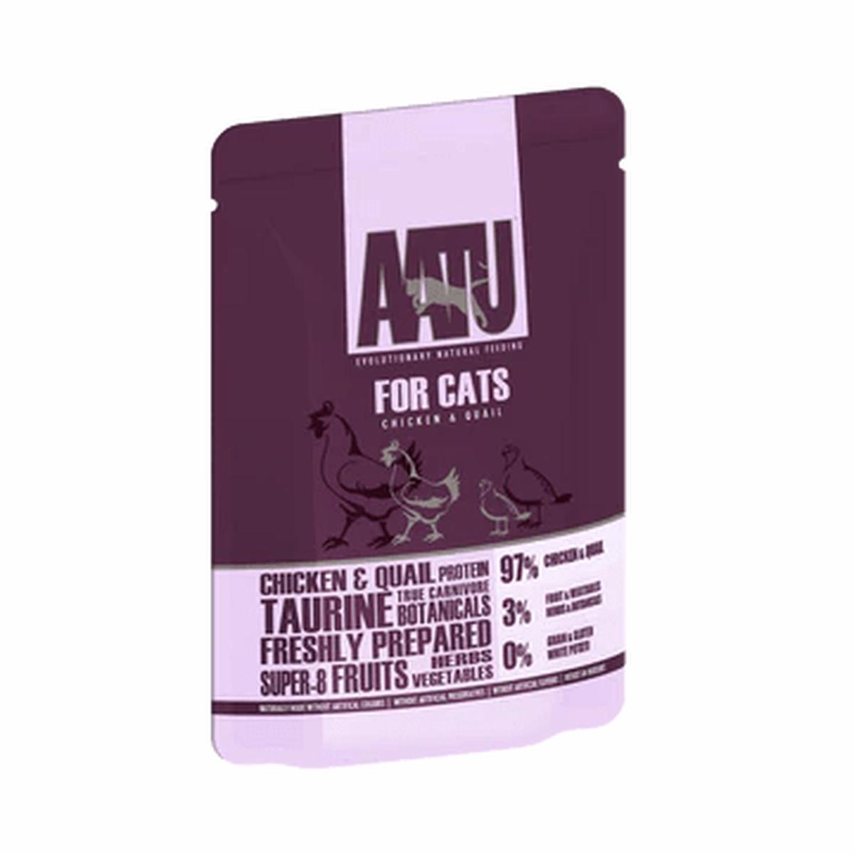 AATU Chicken & Quail Wet Cat Food 85g