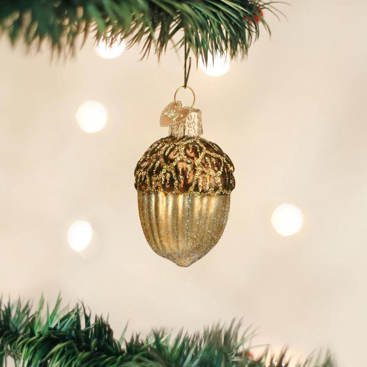 Old World Christmas - Acorn Ornament
