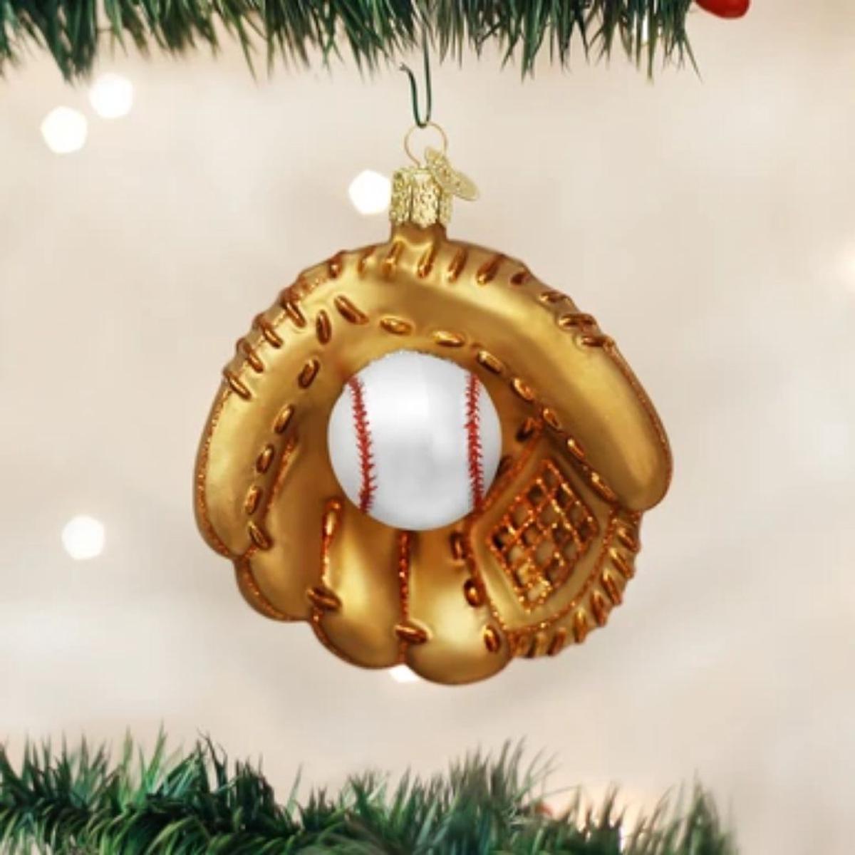 Old World Christmas - Baseball Mitt Ornament