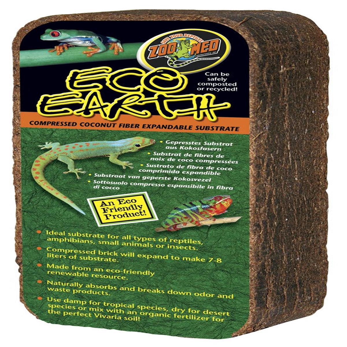 ZOO MED Eco Earth Coconut Fiber Substrate 1 Brick